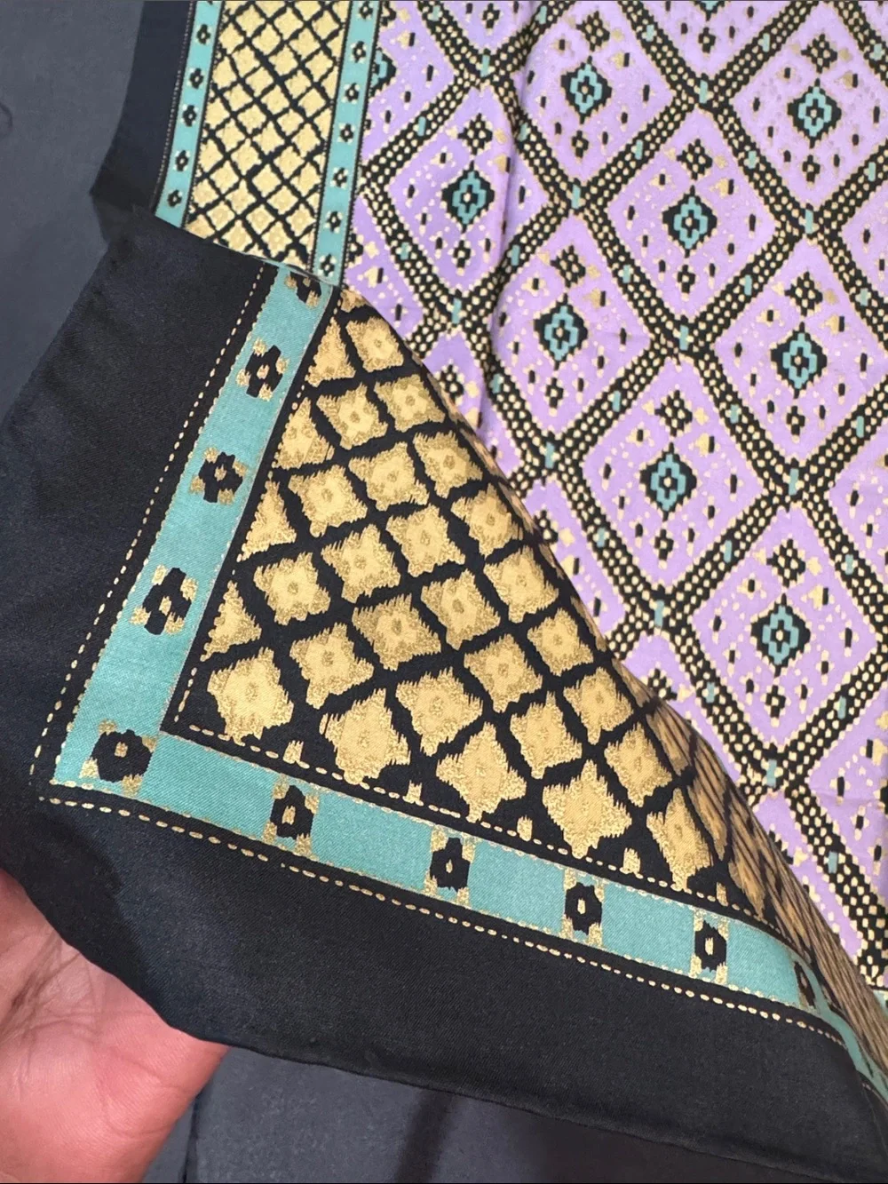 Vintage Jim Thompson Thai Silk Fashion Scarf